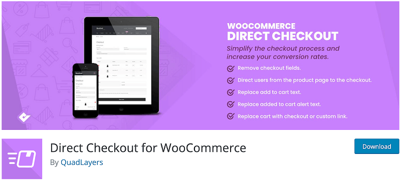 Direct Checkout for WooCommerce