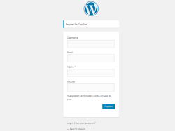 Add Extra Fields in WordPress Registration Form