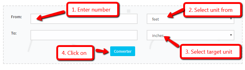 Online length converter tool