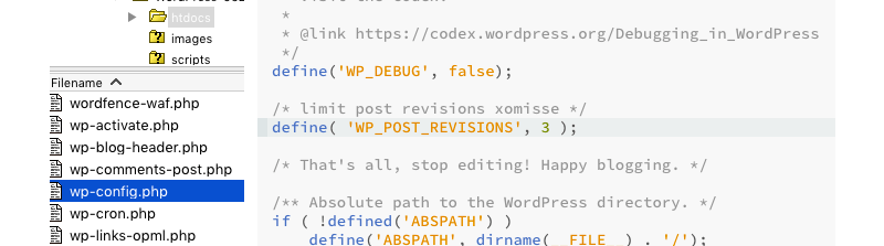 Disable and Limit WordPress Post Revisions