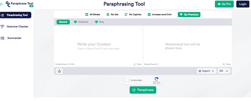 Paraphrasing Tool