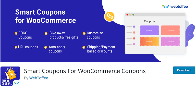 Smart Coupons For WooCommerce 